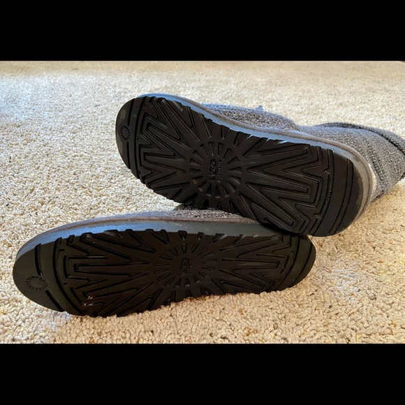 UGGS BOOTS GRAY TALL COVERTS TO SHORT 9 - Picture 9 of 9